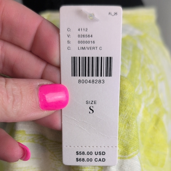 Pilcro Short Sleeve Blouse. NWT Small. - Picture 4 of 7